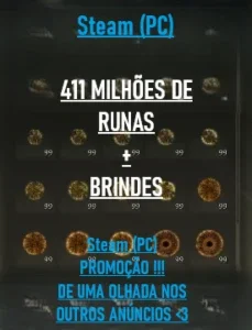 Elden Ring - 411 Milhões Runas+ Brindes - STEAM (PC)