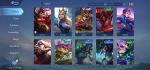 Conta Mlbb Top Claude | Claude Prime | Lunox Legend | Kimmy