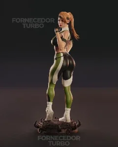 Sonya Blade 3D - Arquivo .Stl Para Impressão 3D