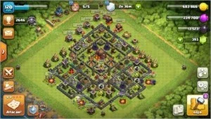Conta Clash of clans CV10 Semi-Full BARATO