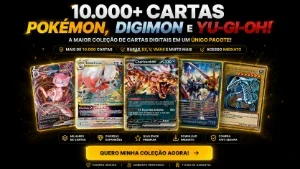 + de 10.000 Cartas Pokémon, Digimon e Yu-Gi-Oh!