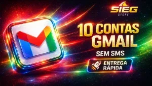 10x Contas Gmail Workspace Premium SEM SMS