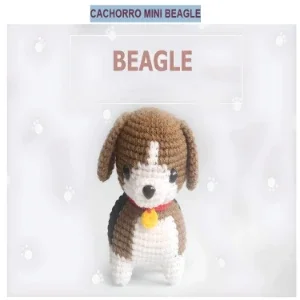 Receita em PDF - Cachorro Beagle Mini Amigurumi