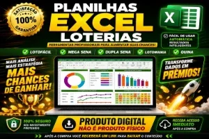 1000 Planilhas Para Todas Loterias