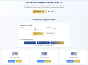 Gerador de Código de Barras - Para Lojas Online  E-commerce