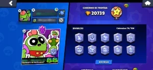 Conta De Brawl Stars Com Muitos Skins