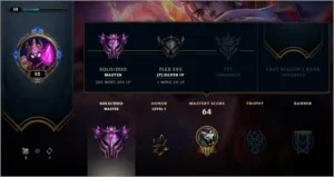 conta lol master rank 1 rengar