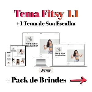 Tema Shopify Fitsy Roupas Esportivas + Atualizações