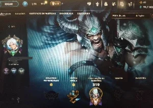 Conta season 2 , mmr ouro, 254 skins e todos Champions.