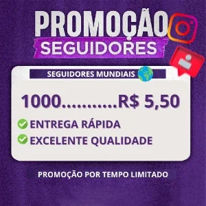 Seguidores Mundiais ( PROMOÇÃO)