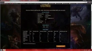 Conta League Of Legends