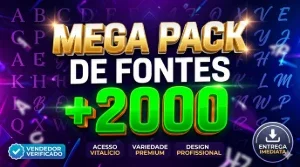 MEGA PACK DE FONTES (+2000) entrega automatica