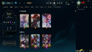 Mono Akali - 381 skins - conta criada desde a S8