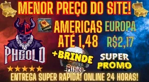 PRATA ALBION ONLINE - ENTREGA IMEDIATA - MENOR PREÇO DO SITE