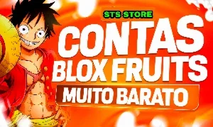 Pack Blox Fruits Com 3 Mil e 500 + Contas Com Login e Senha