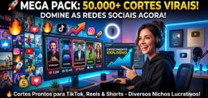 🚀 O Maior Pack De Cortes Virais Do Mercado! +50 Mil Cortes