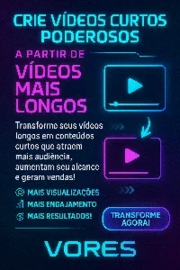 Crie Cortes Apartir de Vídeos longos!!!