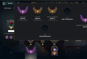 Conta Mestre com 65 Champs e 15 Skins ( 91 PDL )
