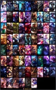 Conta LoL, Platina 5, 57 skins