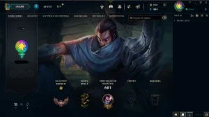 Conta de LoL com quase 10 anos, todos os Campeões