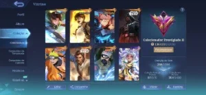 Conta mobile legend top Muitas colab