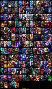 Conta de LOL MMR Diamante, 130 Heróis + Skins