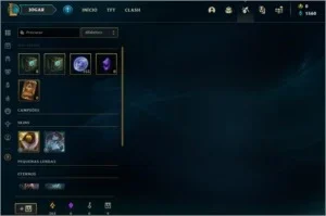 Conta league of legends smurf platina 4