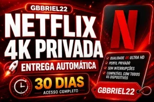 NETFLIX 4K TELA PRIVADA 30 DIAS! - ENTREGA AUTOMÁTICA!