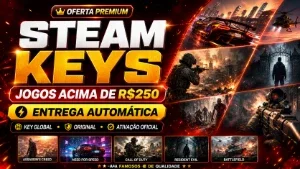 Steam Keys AAA Surpresa | Jogos Acima de R$250