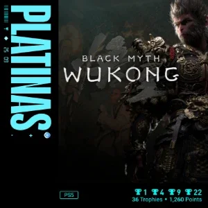 PS5 | Black Myth Wukong | Platina 100% legítima.