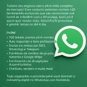 Mega Pack Ferramentas De Marketing Para O Wh4ts4pp