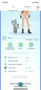 Conta Pokémon  Go Nível 27