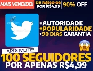 [Promoção] Seguidores [conteúdo removido] a partir de R$4,99