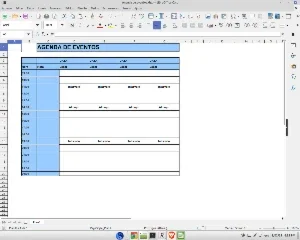 Planilha Excel para Agenda de Eventos