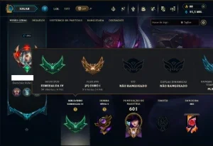 Esmeralda 4 com TODOS os Champs e 102 Skins +8 Vitoriosas