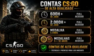 Conta Cs2 Com Horas | Antigas | Full Acesso - Entrega Rápida