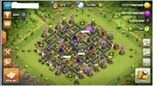 Clash of clans CV 9 Full + Vila do construtor