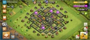 vila clash of clans cv 9