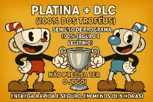 Platina Cuphead Ps4/Ps5 - 100% Legítimo E Seguro!!