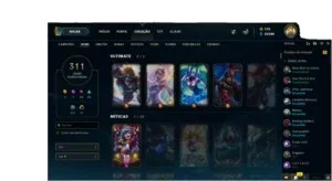 Conta Lol 311 SKINS - 4 mil reais em skin tem a conta