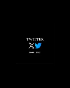 Conta Twitter de 2008 - 2012