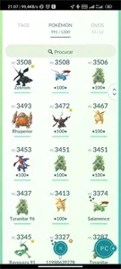 Conta pokémon GO level 43