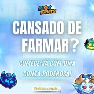 Contas blox fruits level max frutas míticas game pass