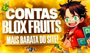 Conta Blox Fruits LVL 2800 COM Godhuman+🍎Frutas + 🤺Espadas