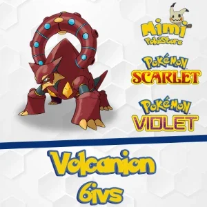 Volcanion 6IVs + Brinde - Pokémon Scarlet Violet