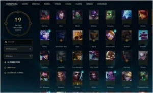 Conta de LOL 4400RP 32000BP 48Skins,  100+ herois