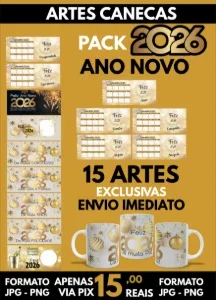 Pack Artes Ano Novo 2026
