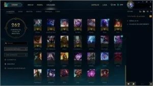 Conta Prata 5 com 101 skins E 89 Champs