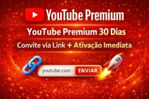 YouTube Premium 30 Dias – Acesso via Link (Sem Complicação)