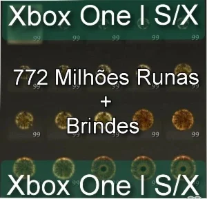 772 milhões de runas + brindes Xbox One, séries S e séries x